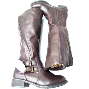 Style Co Womens Milah Tall Boots Chocolate 6M